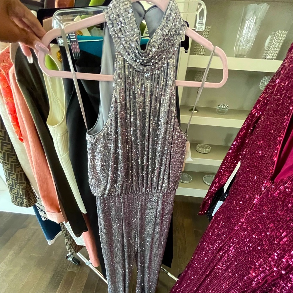 Eliza J sequence long jumpsuit size 2